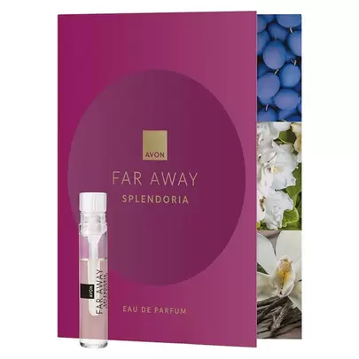 Far Away Splendoria EDP - leták so vzorkou v akcii za 0,4€ v Avon