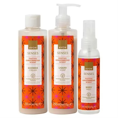 3-dielny set Festive Gingerbread v akcii za 7,9€ v Avon