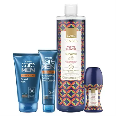 4-dielny set starostlivosti pre mužov v akcii za 11,9€ v Avon