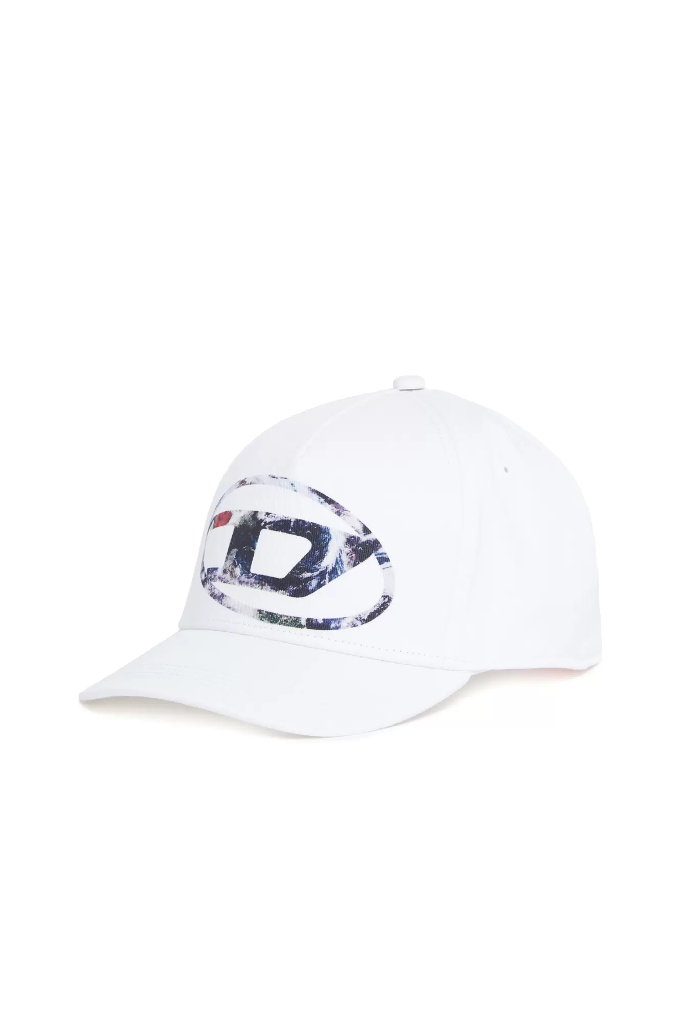 Baseball cap with Earth-print Oval D logo v akcii za 60€ v Diesel