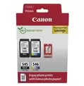 Canon PG-545 / CL-546 + 50ks fotopapier 10x15cm GP-501 v akcii za 38,47€ v Euronics