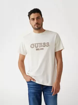 Embroidered logo t-shirt v akcii za 40€ v Guess