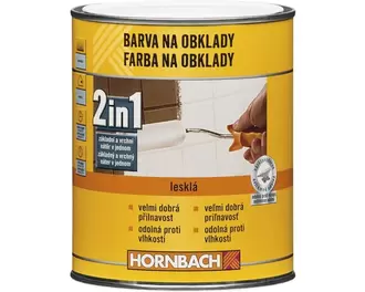 Farba na obklady 2v1 Hornbach biely, lesklý 1 l v akcii za 23,75€ v HORNBACH