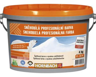 Farba na stenu Hornbach Snehobiela profesionálna bez konzervantov 4 kg bez rozstreku v akcii za 18,35€ v HORNBACH