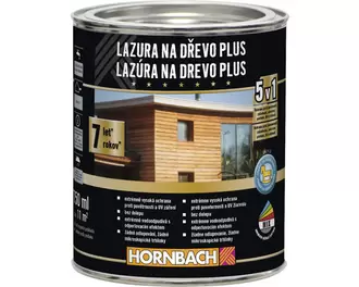 Lazúra na drevo Hornbach Plus 0,75 l orech v akcii za 14,99€ v HORNBACH