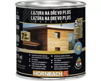 Lazúra na drevo Plus Hornbach RAL 7016 antracit 0,75 l ekologicky šetrné v akcii za 14,99€ v HORNBACH