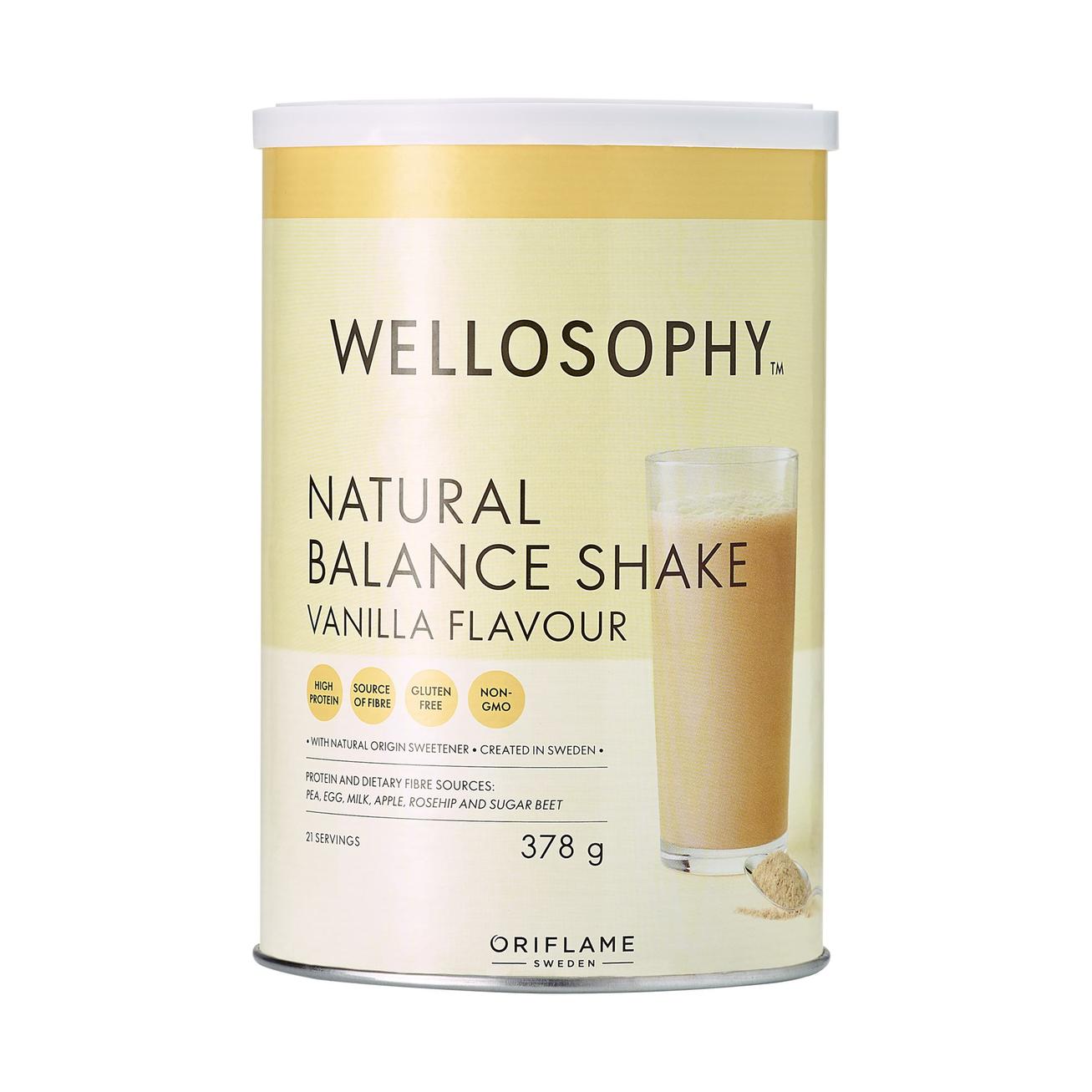Kokteil s vanilkovou príchuťou Wellosophy Natural Balance v akcii za 52€ v Oriflame