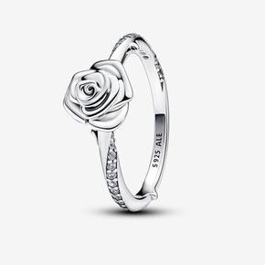 Prsteň s rozkvitnutou ružou v akcii za 49€ v Pandora