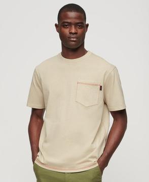 Contrast Stitch Pocket T-Shirt v akcii za 26,99€ v Superdry