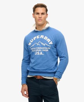 Outdoors Graphic Crew Sweatshirt v akcii za 54,99€ v Superdry