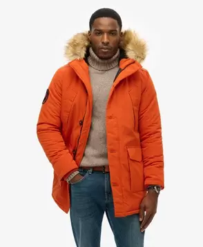 Hooded Everest Faux Fur Parka v akcii za 81,19€ v Superdry