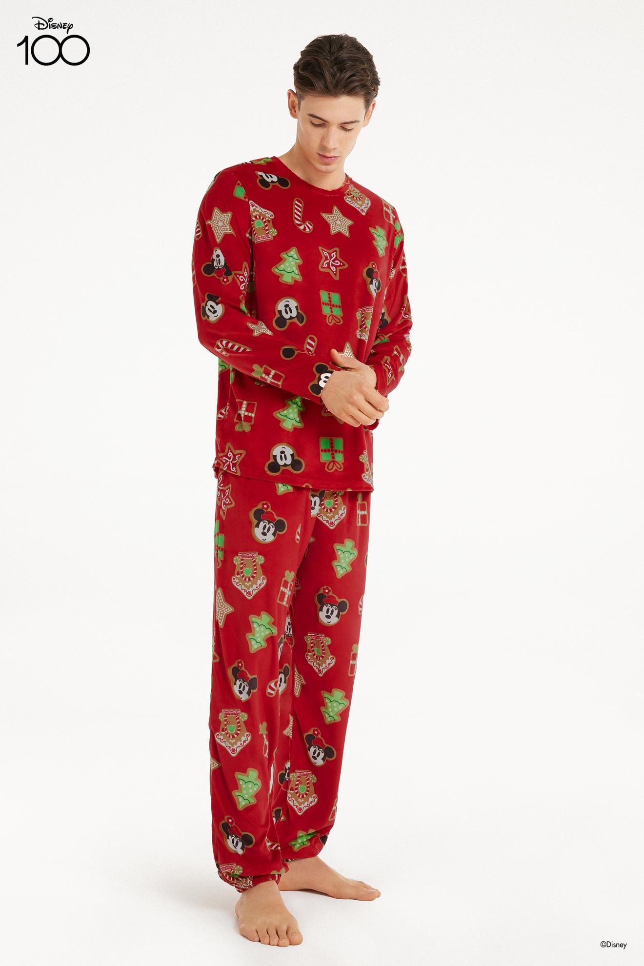 Pánske Dlhé Pyžamo z Mikroflísu s Potlačou Disney v akcii za 12€ v Tezenis