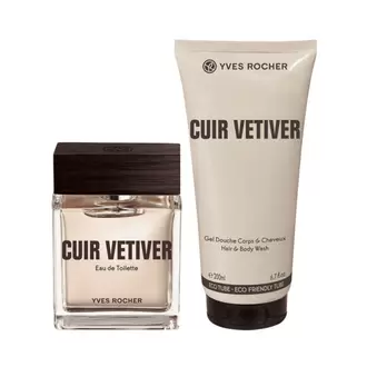 Pánska sada parfumov Cuir Vetiver v akcii za 34,99€ v Yves Rocher